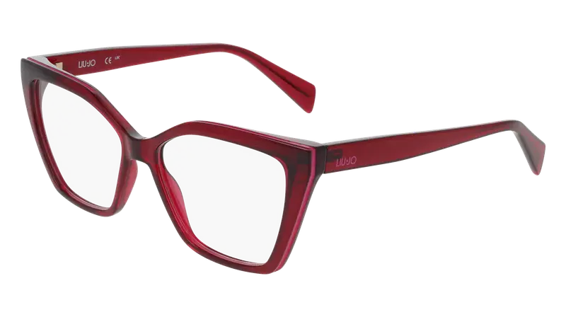 Liu Jo Donna LJ2822 600 Montature da vista Bio-iniettato Rosso Cat Eye Normale