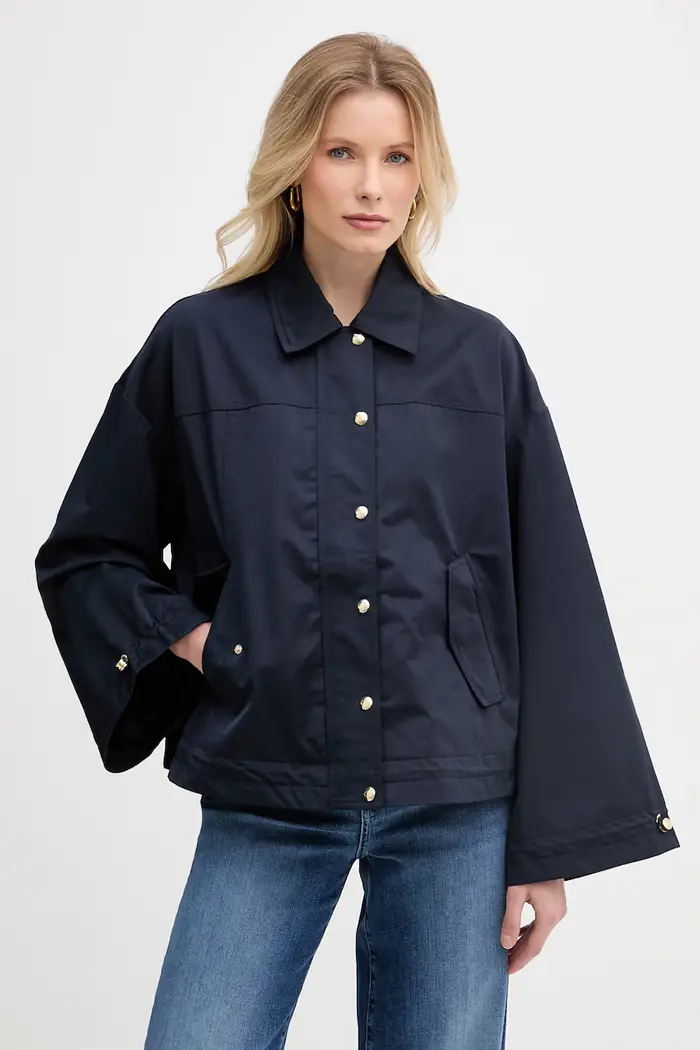 giacca corta da donna Blu navy