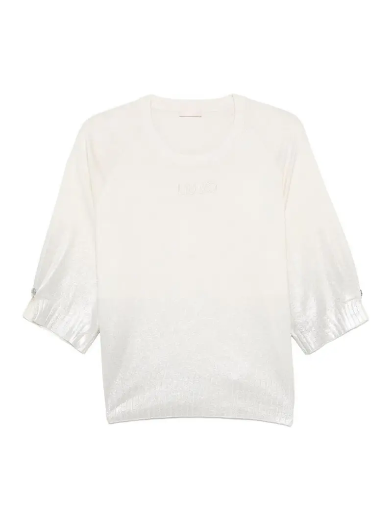 Liu Jo Maglione Girocollo Bianco