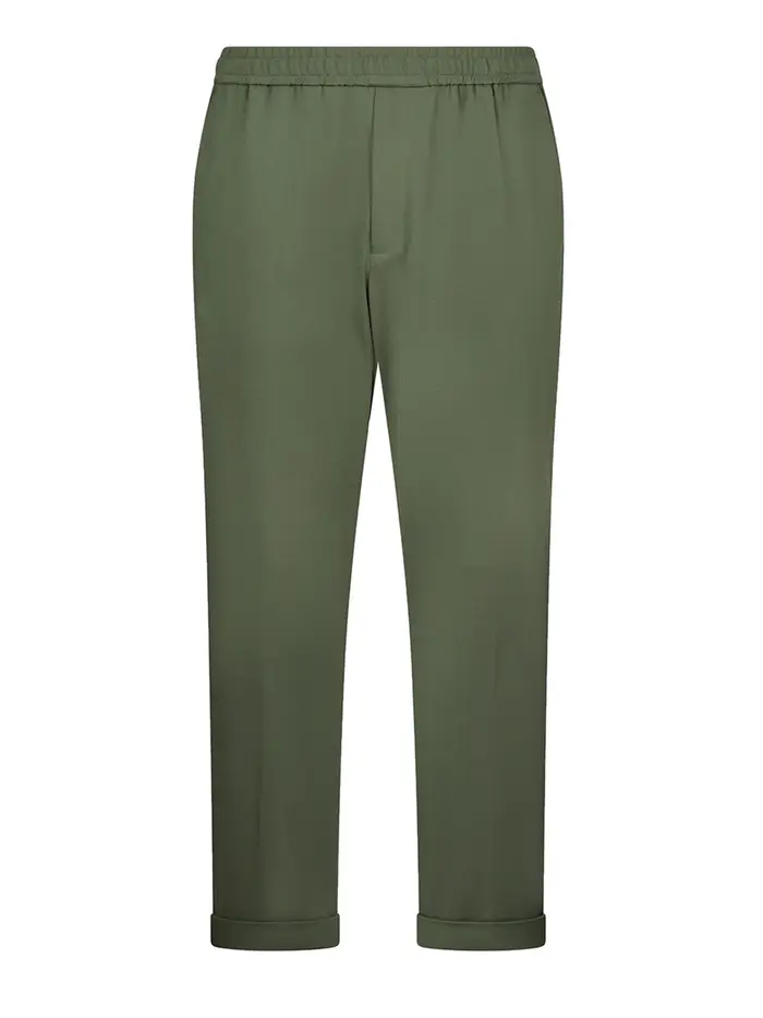 liu-jo pantalone jogger da uomo - verde