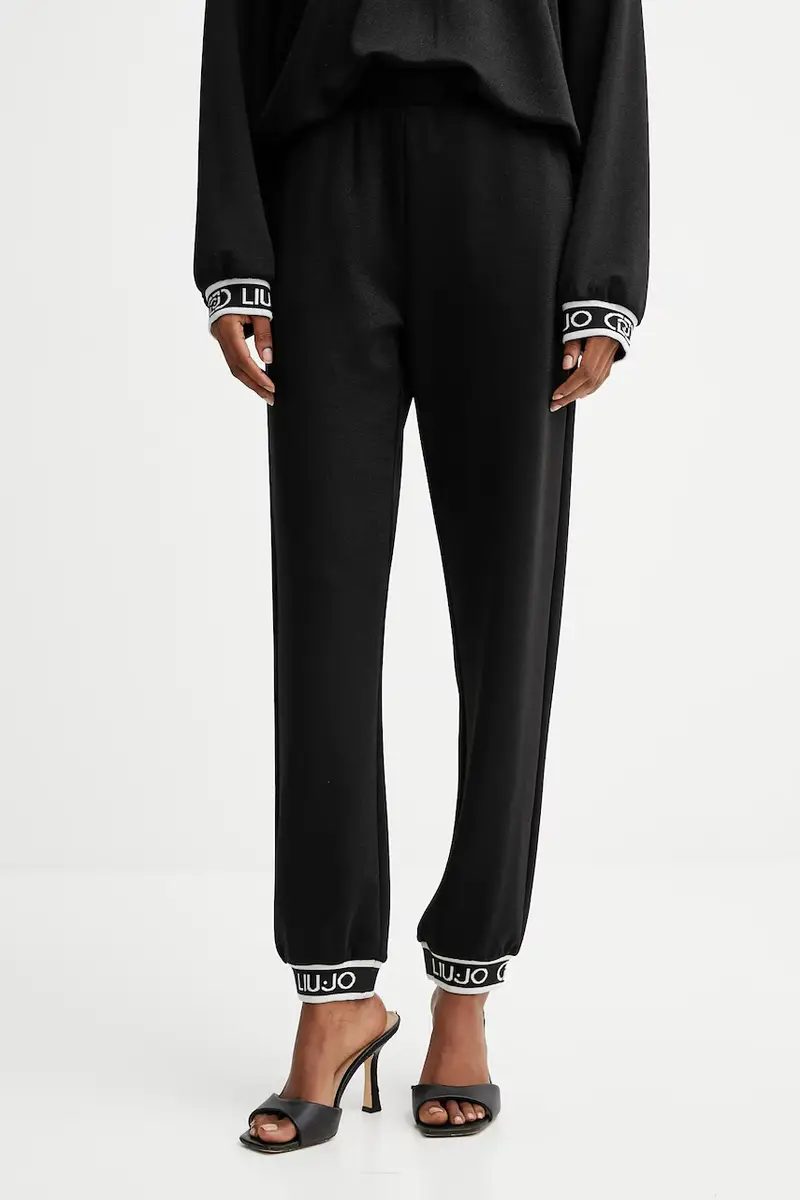 Liu Jo pantaloni tuta donna colore nero TF5284.J4747