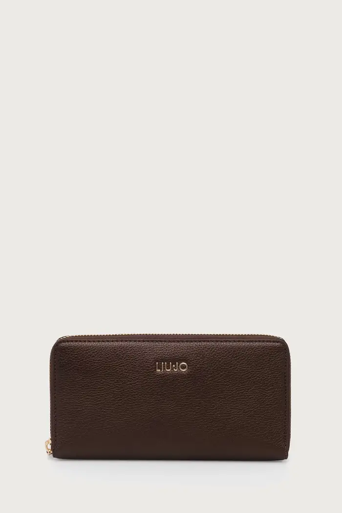 portafoglio da donna in similpelle Marrone