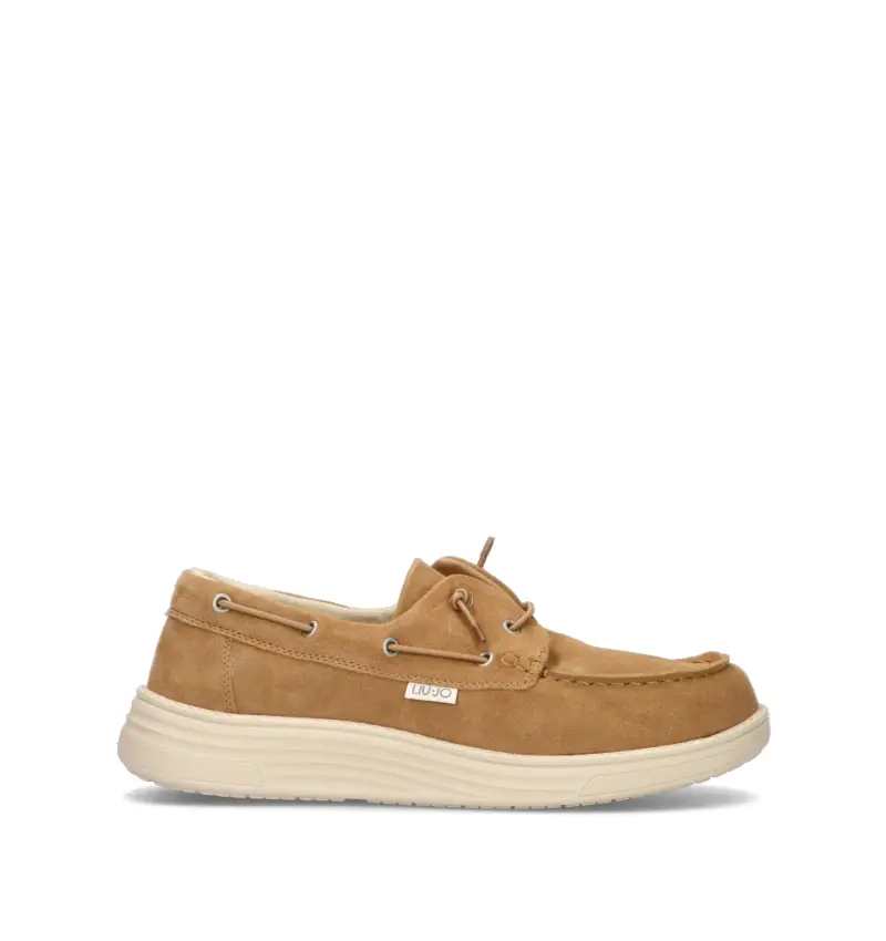 LIU JO Scarpa barca uomo lion in suede Vario