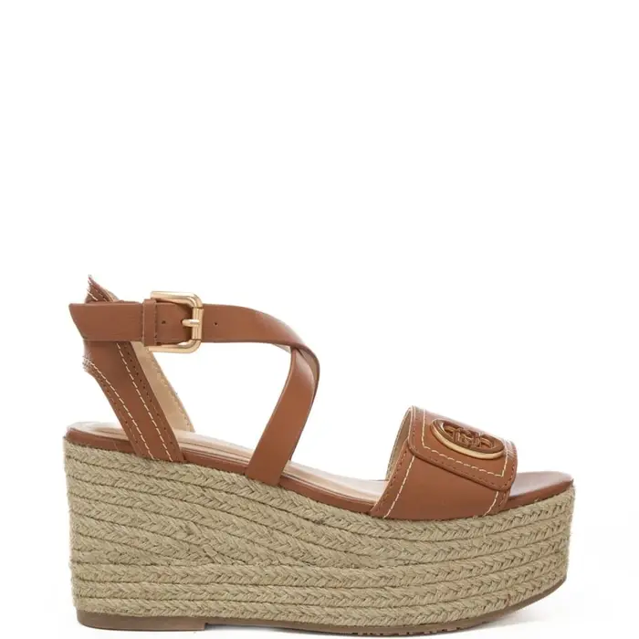Liu Jo scarpe alte da donna bali 01con zeppa in tessuto corda intrecciato cuoio