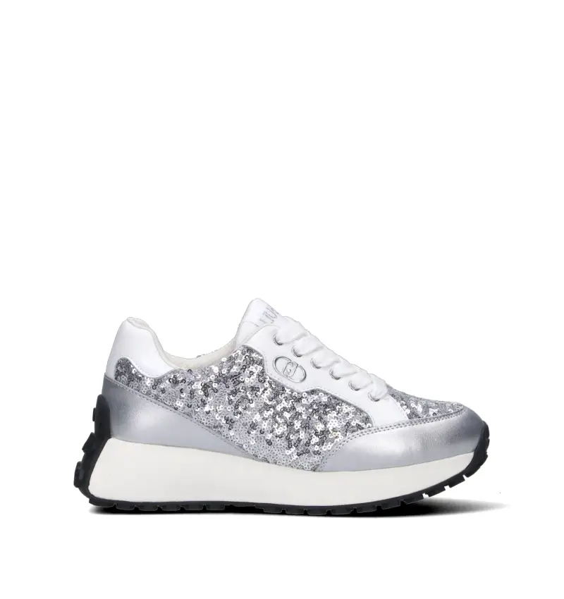 LIU JO Sneaker donna argento Vario