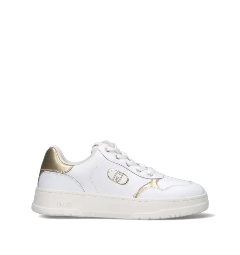 LIU JO Sneaker donna bianca/oro Vario