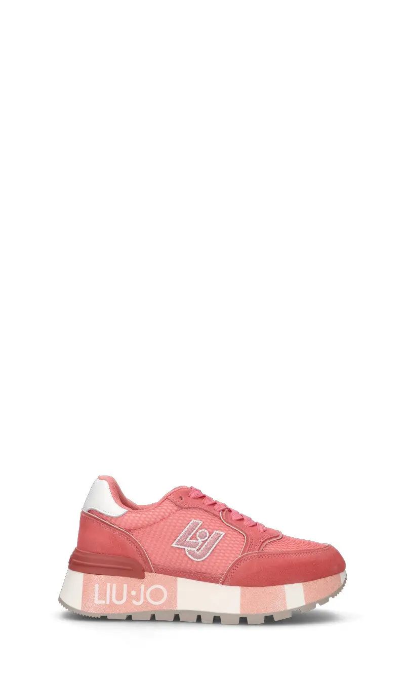 LIU JO Sneaker donna fragola in suede Vario