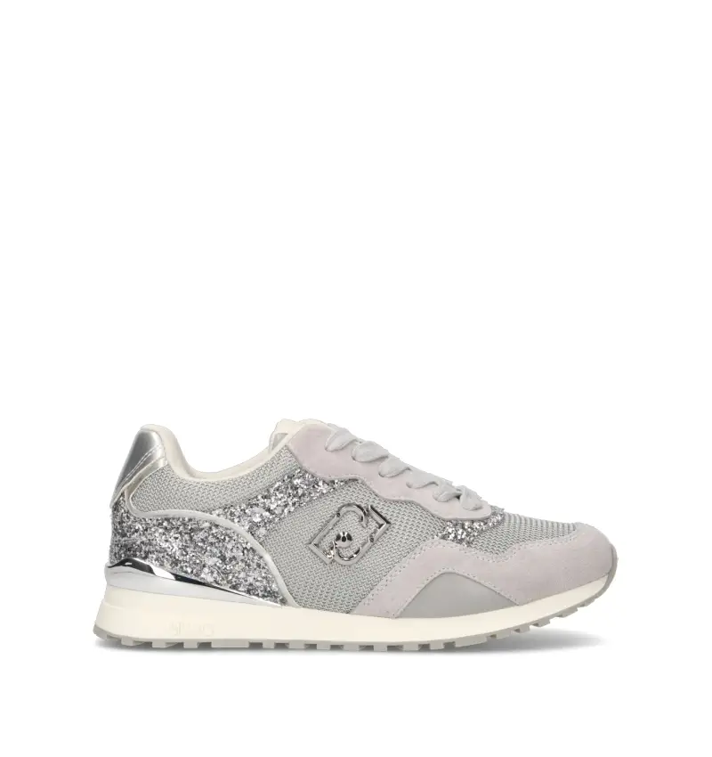 LIU JO Sneaker donna grigia/argento Vario