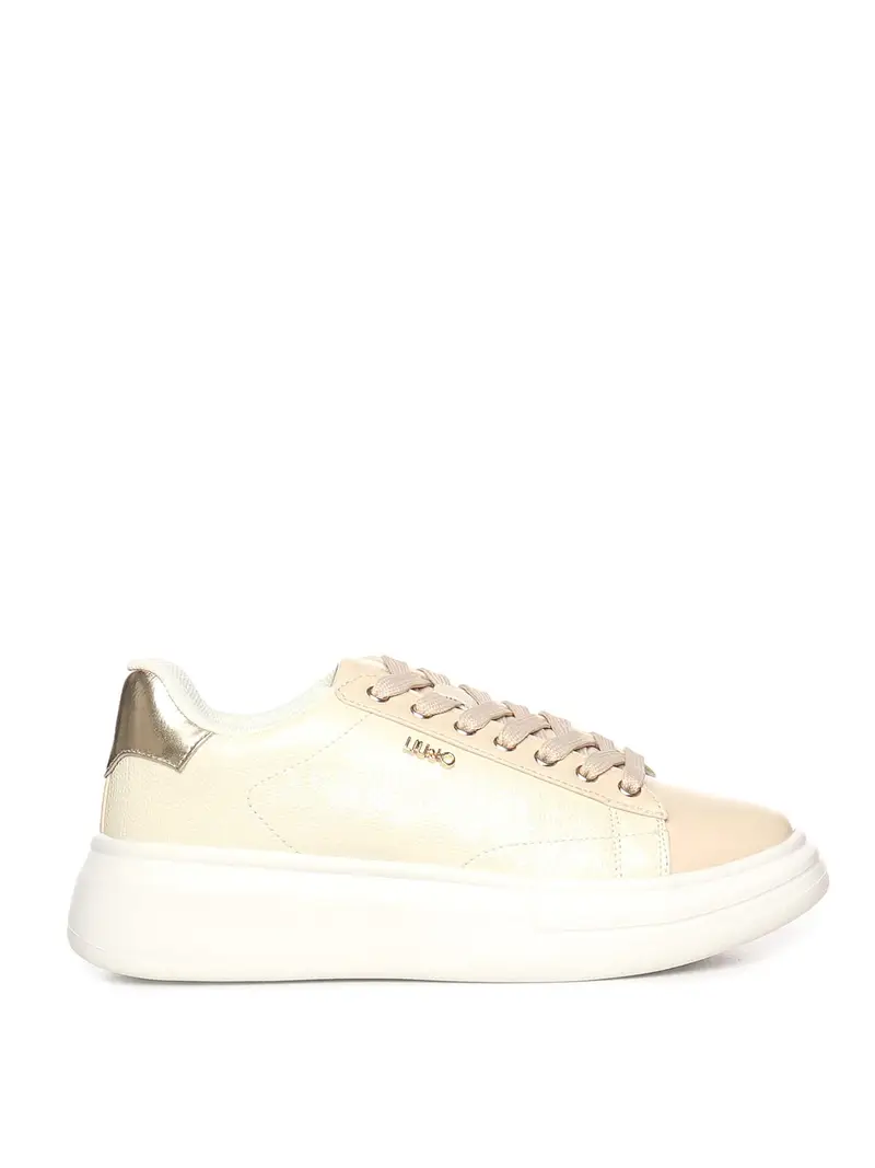 Liu Jo Sneakers con plateau in pelle Bianco