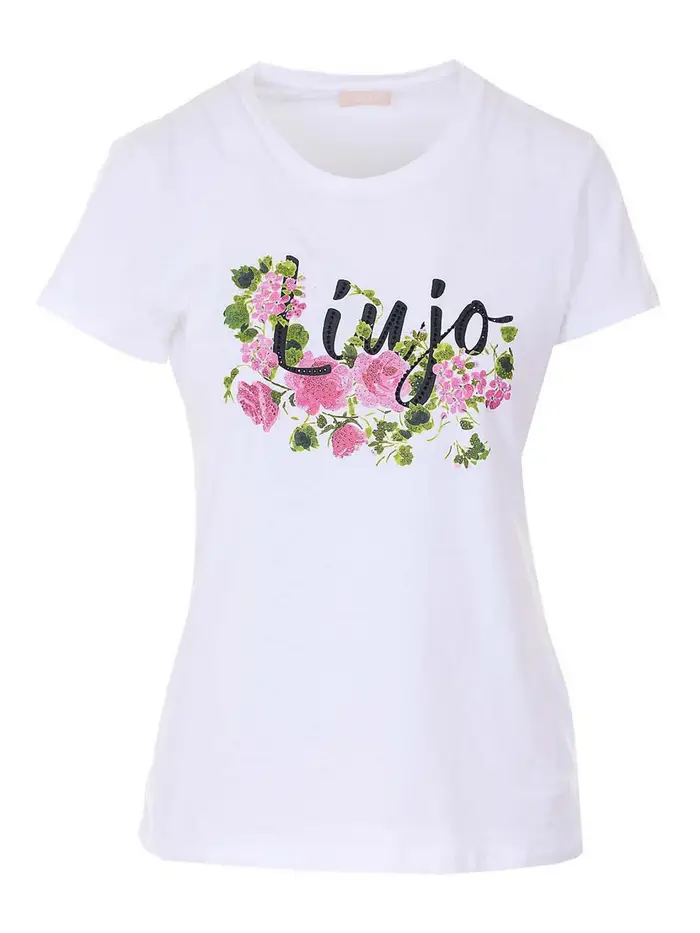 Liu Jo T-shirt con logo Bianco