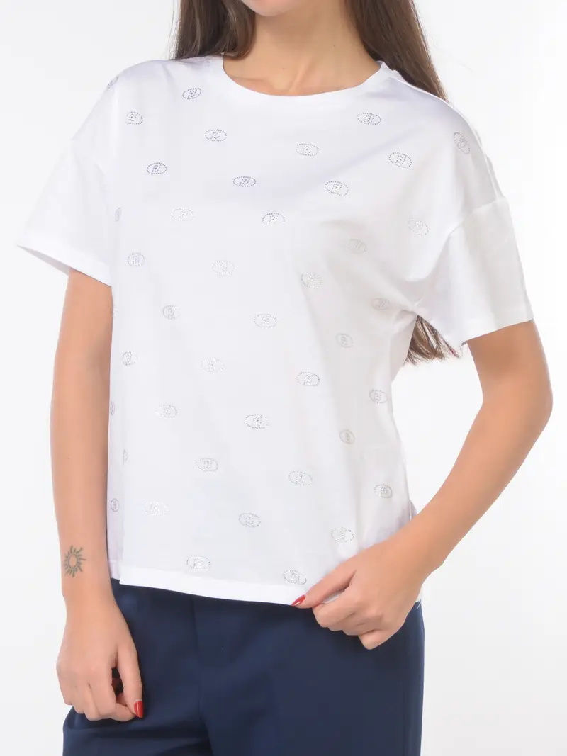 Liu Jo T-shirt Donna Bianco 4609281
