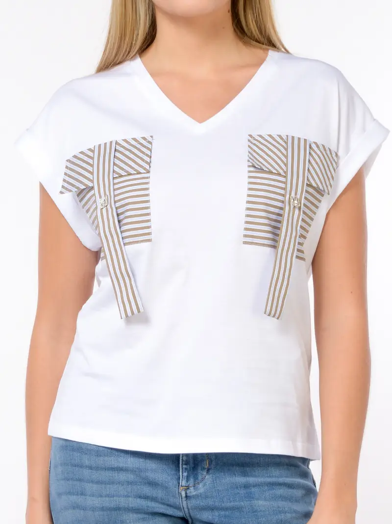 Liu Jo T-shirt Donna Bianco 4609282
