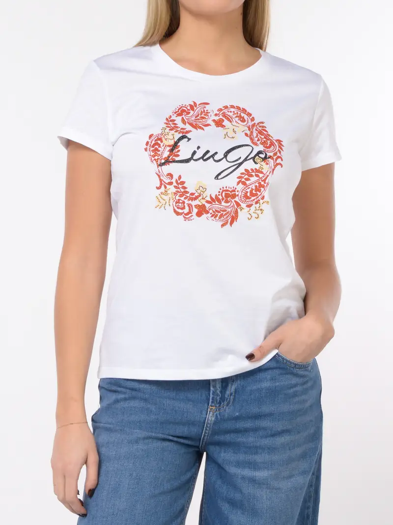 Liu Jo T-shirt Donna Bianco 4609284