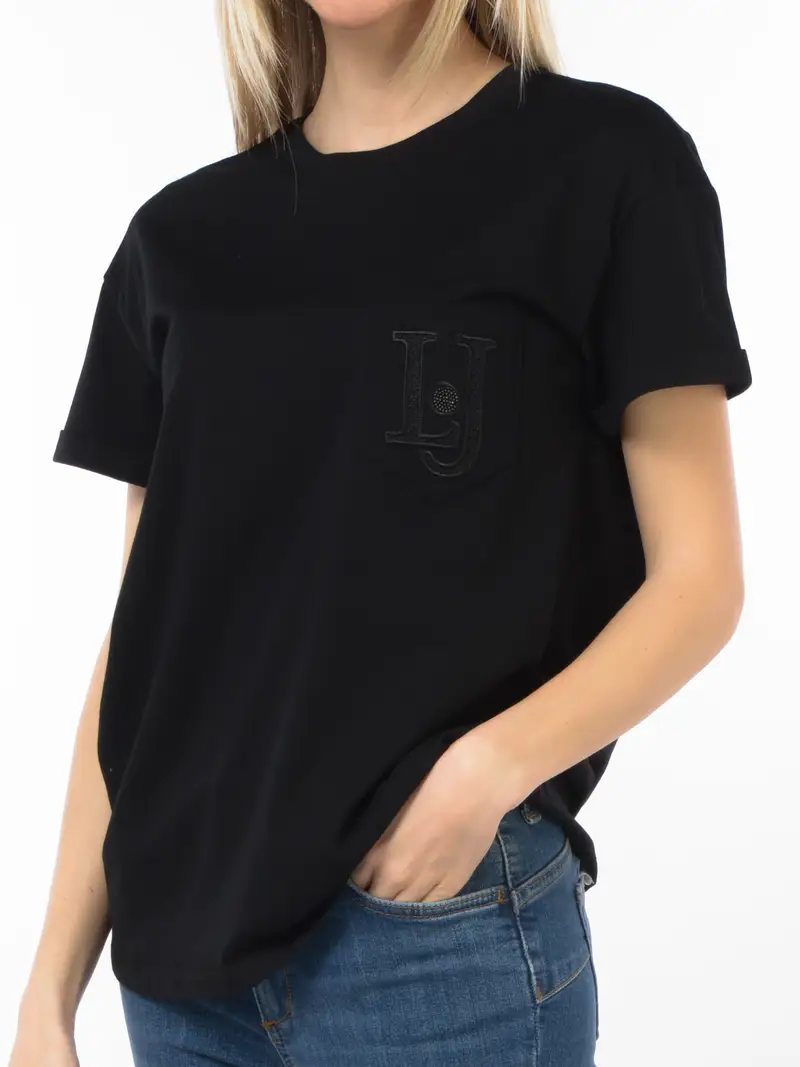 Liu Jo T-shirt Donna Nero 4609280