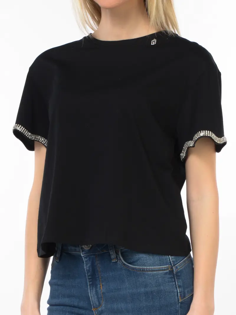Liu Jo T-shirt Donna Nero 4609283