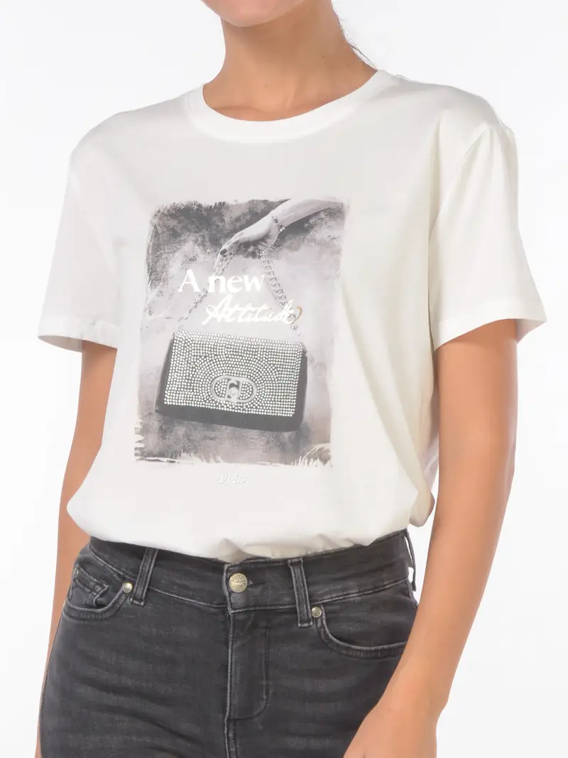 Liu Jo T-shirt Donna Bianco 4609274