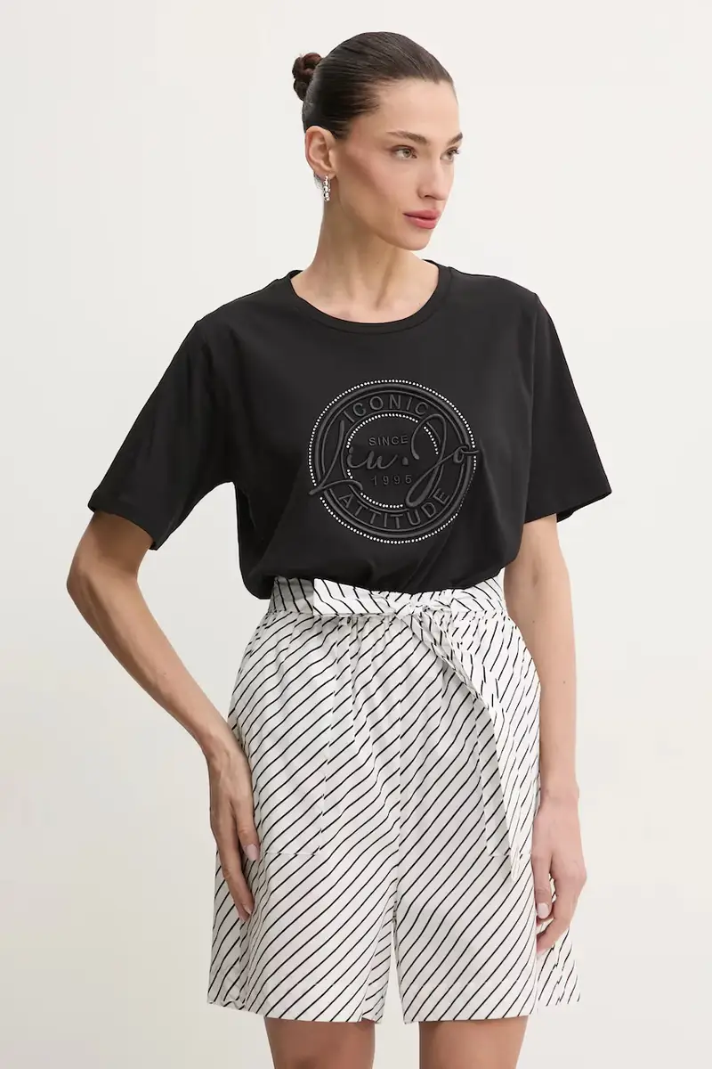 Liu Jo T-shirt Donna Nero 3335645