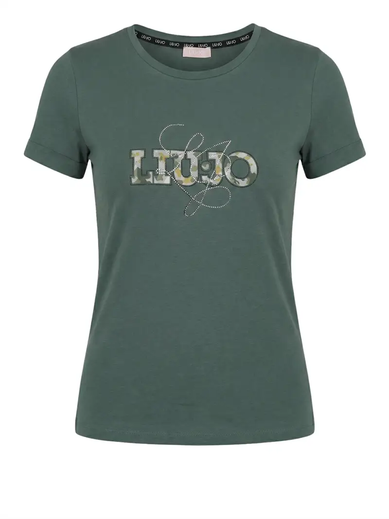 liu-jo t-shirt da donna - verde