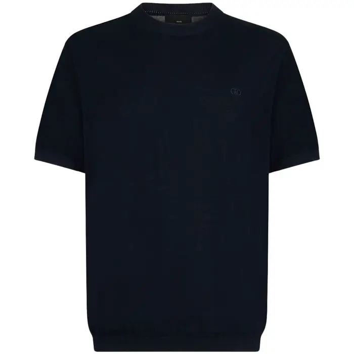 Liu Jo T-shirt MAGLIA SHORTCREPE Marine