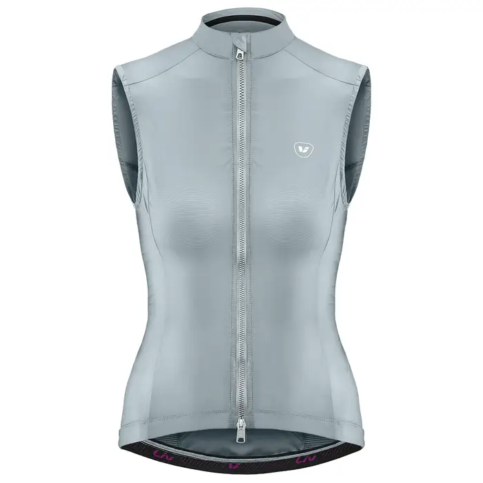 Gilet antivento donna Cefira Pro Grigio