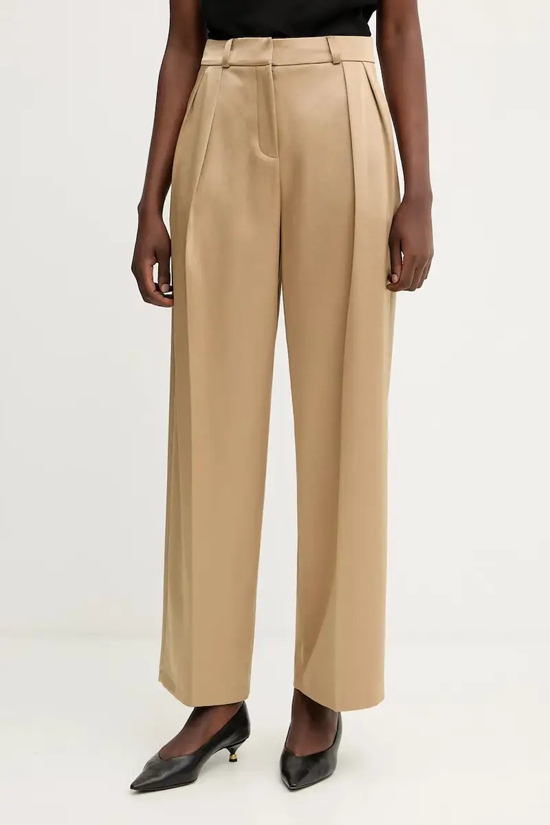 Liviana Conti pantaloni donna colore verde F5WS80