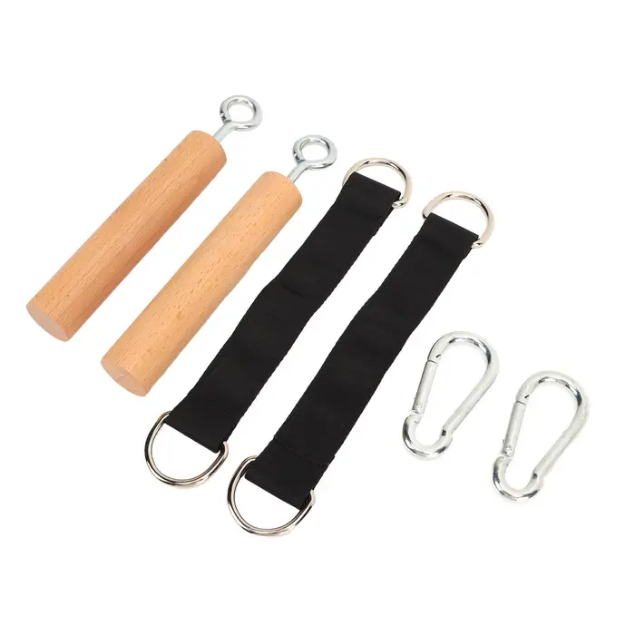 Impugnature in Legno per Trazioni Manici Confortevoli Sviluppa Forza Muscolare Trazioni Presa per Arrampicata Impugnature per Uomini