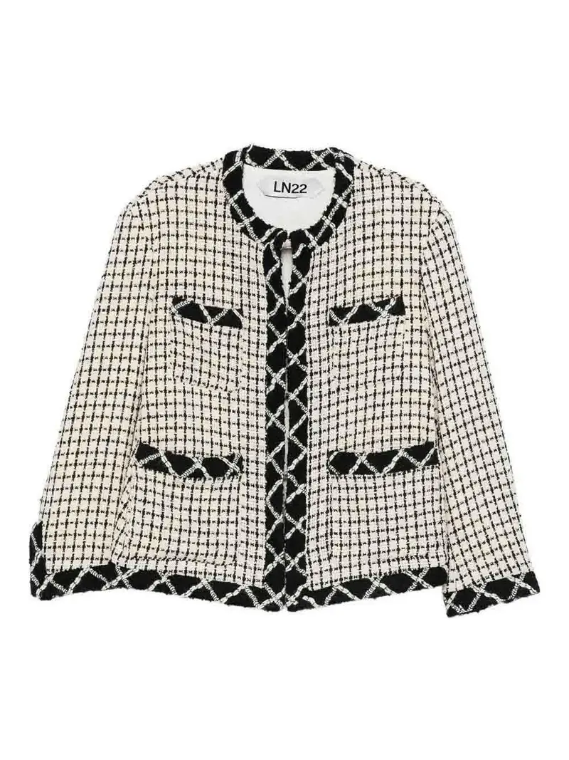 Ln22 Giacca di lana Bianco