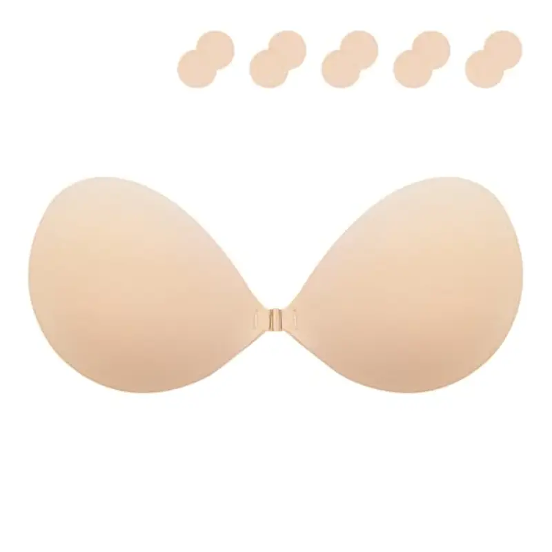 Lnmyic Reggiseno Invisibile Reggiseno Adesivo Coppe Adesive Seno Push Up Riutilizzabile Silicone Adesivo Push Up Invisibile Sticky Bra