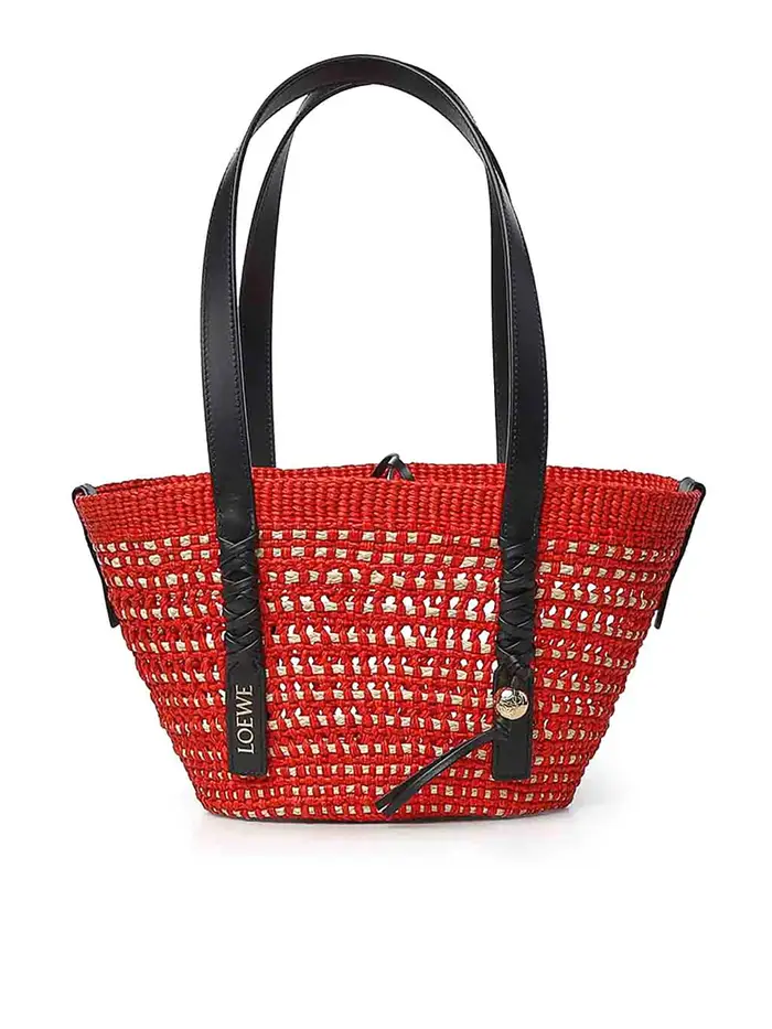 Loewe Borsa basket piccola intrecciata Beige