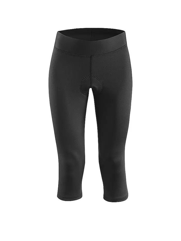 Löffler Pantaloncini da ciclismo da donna Basic 3/4 con cintura nero