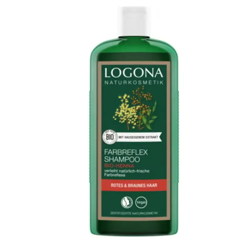 Logona Shampoo Riflessante - Capelli Rossi E Castani, 250 Ml