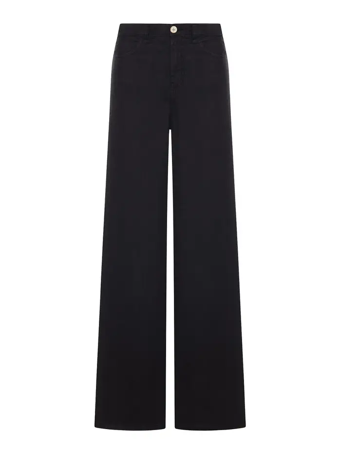 Lois Pantaloni Marlene in cotone nero