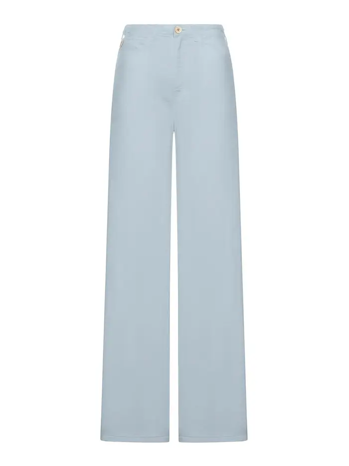 Lois Pattinatore in cotone sciolto Blu