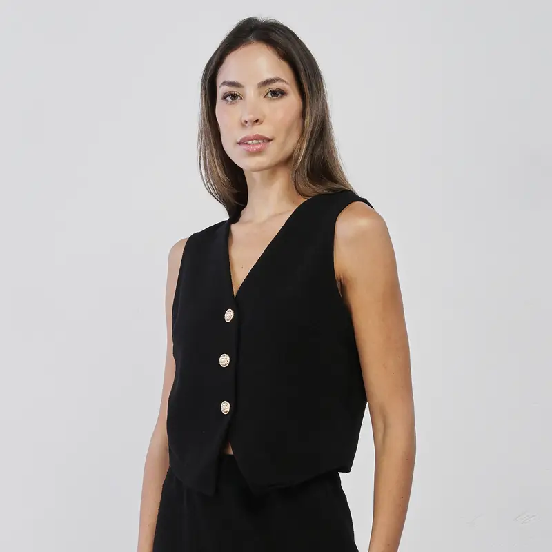 LOKITA Gilet Donna Nero 3398940