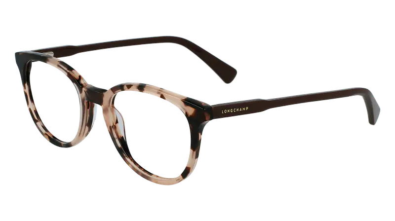 Longchamp Donna LO2608 690 Montature da vista Acetato Rosa Squadrata Normale Fotocromatiche