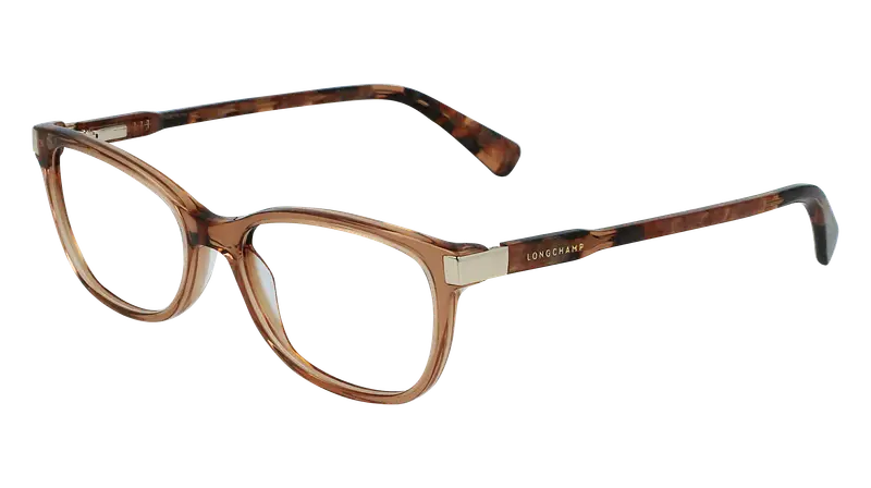 Longchamp Donna LO2616 272 Montature da vista Acetato Nude Squadrata Normale Fotocromatiche