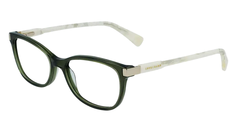 Longchamp Donna LO2616 305 Montature da vista Acetato Grigio Squadrata Normale Fotocromatiche