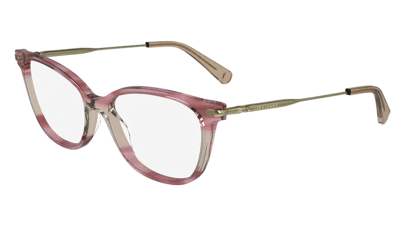 Longchamp Donna LO2735 616 Montature da vista Acetato Rosa Cat Eye Normale Normale