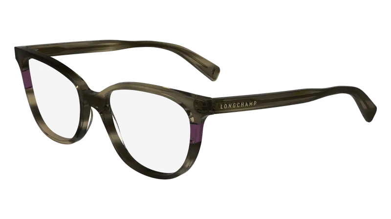 Longchamp Donna LO2739 211 Montature da vista Acetato Marrone Squadrata Normale Normale