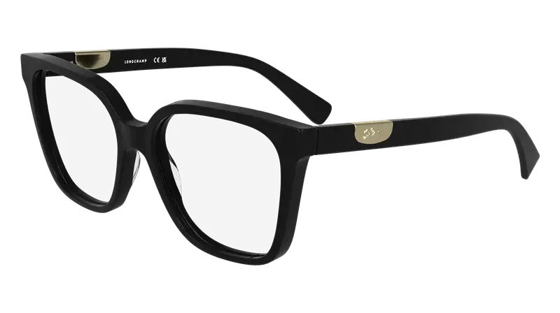 Longchamp Donna LO2765 001 Montature da vista Acetato Nero Squadrata Normale