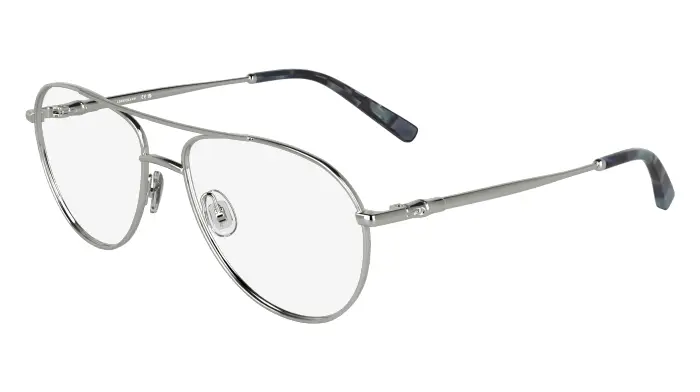 Longchamp Donna LO2171 040 Montature da vista Metallo Argento Pilot Normale