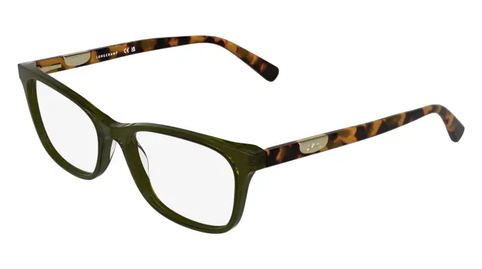 Longchamp Donna LO2797 319 Montature da vista Acetato Verde Squadrata Normale