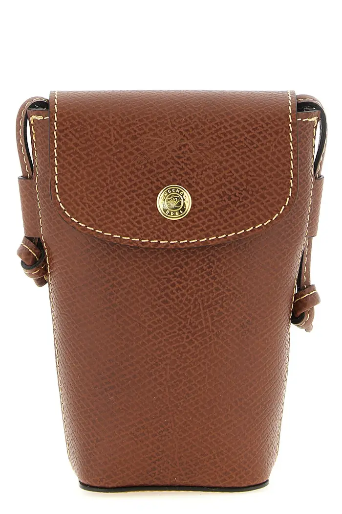 LONGCHAMP Porta Smartphone Épure Marrone