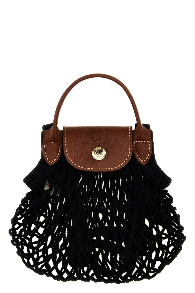 LONGCHAMP Tracolla 'Xs Le Pliage Filet' Nero