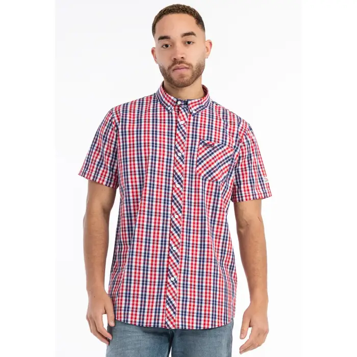 Lonsdale Camicia Uomo Brixworth Blanc