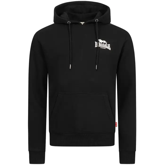Lonsdale Felpa con cappuccio Claughton Noir