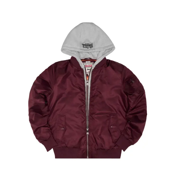 Lonsdale Felpa con cappuccio Clifton All Seasons Rouge