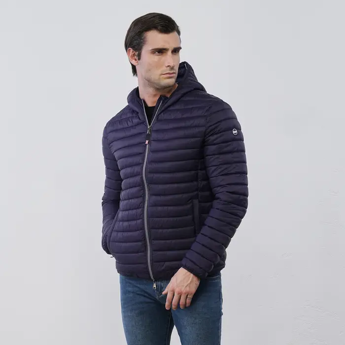 LONSDALE Piumino blu da uomo con tasche e zip