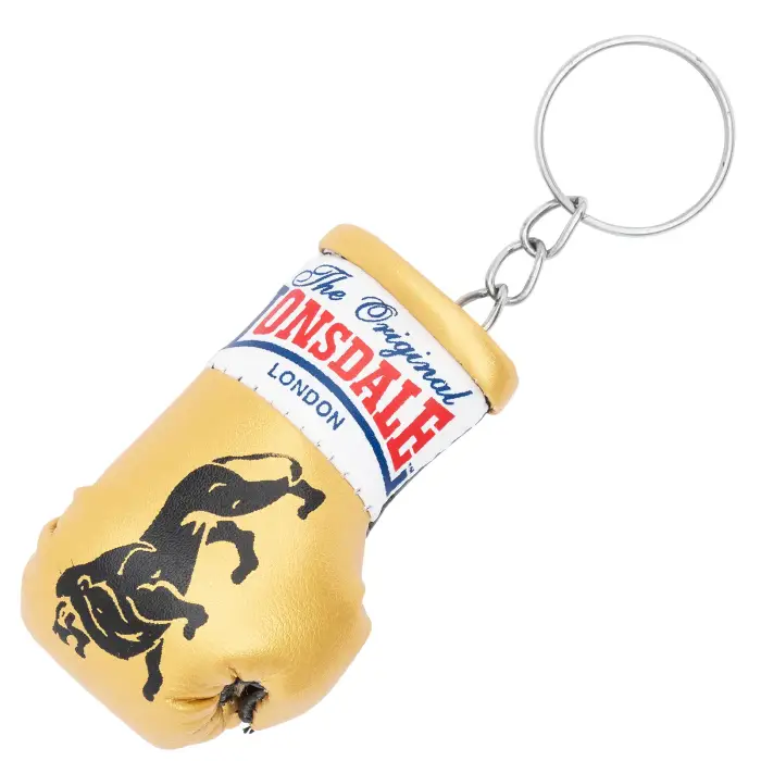 Lonsdale Portachiavi a forma di guantoni da boxe Mini Boxing Gloves Keyring Doré