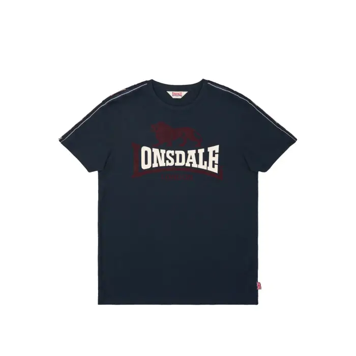 T-shirt in cotone Lonsdale Elton Bleu
